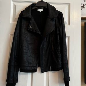 Grace and Lace Leather-like jacket. XS. Used like new.